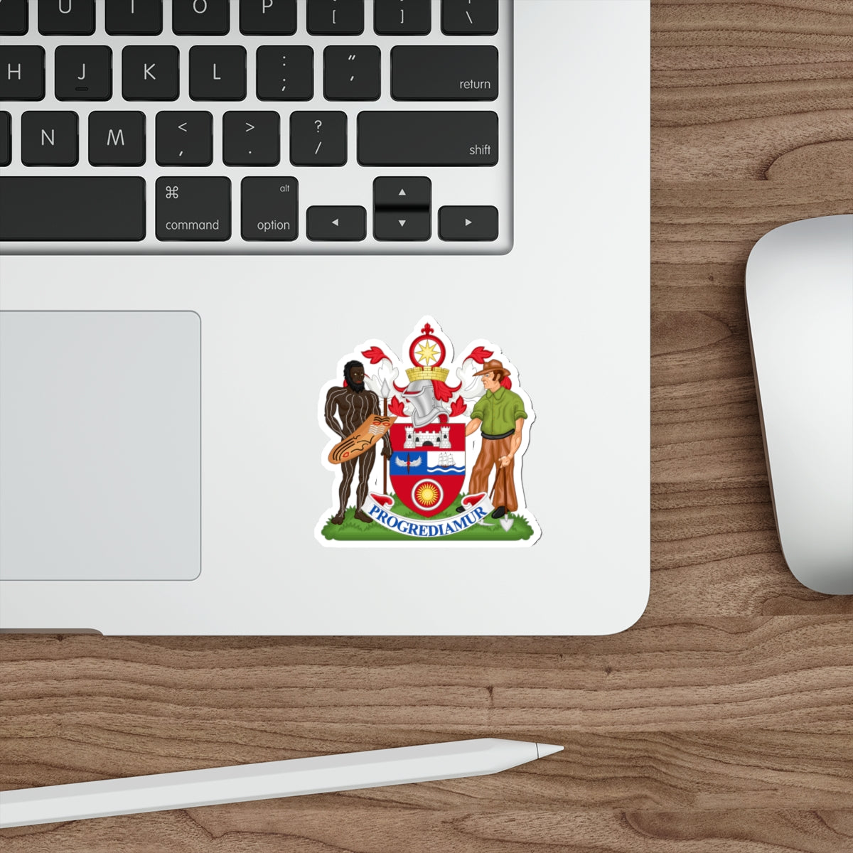 Coat of Arms Darwin Australia STICKER Vinyl Die-Cut Decal-The Sticker Space