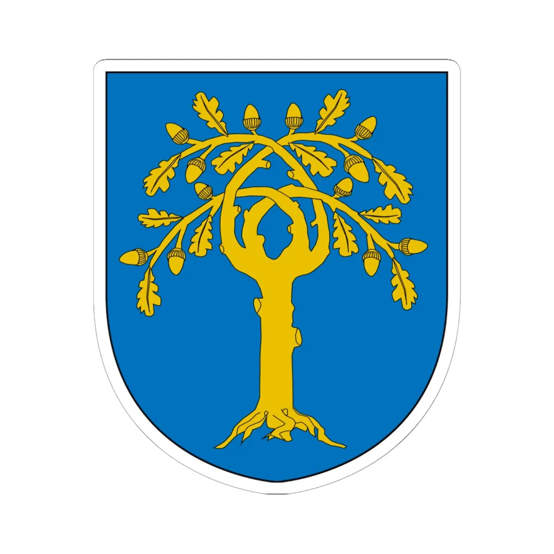 Coat of arms Della Rovere (Italy) (Coat of Arms) STICKER Vinyl Kiss-Cut Decal - The Sticker Space