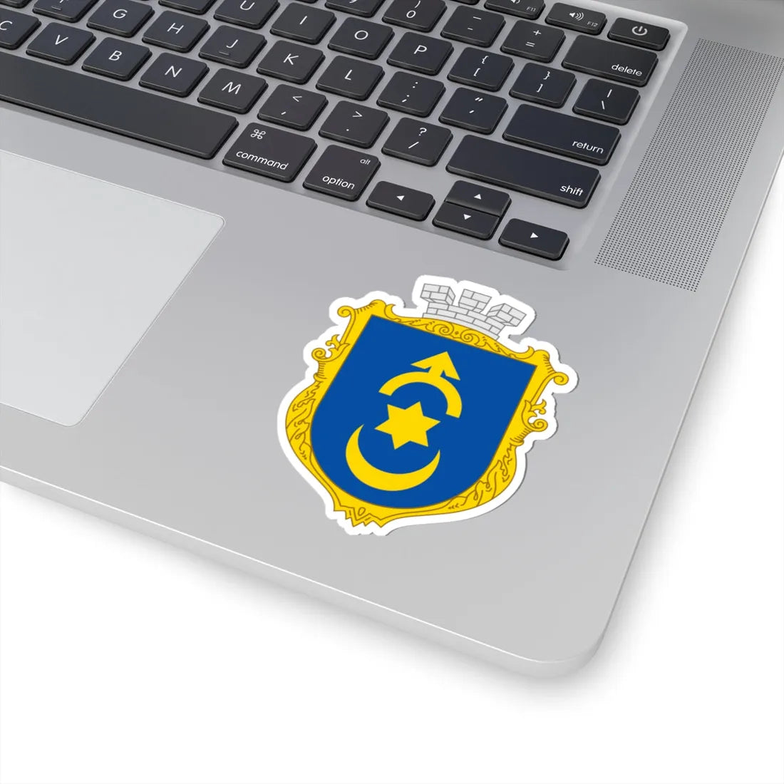 Coat of arms Dubno (Ukraine) (Coat of Arms) STICKER Vinyl Kiss-Cut Decal - The Sticker Space