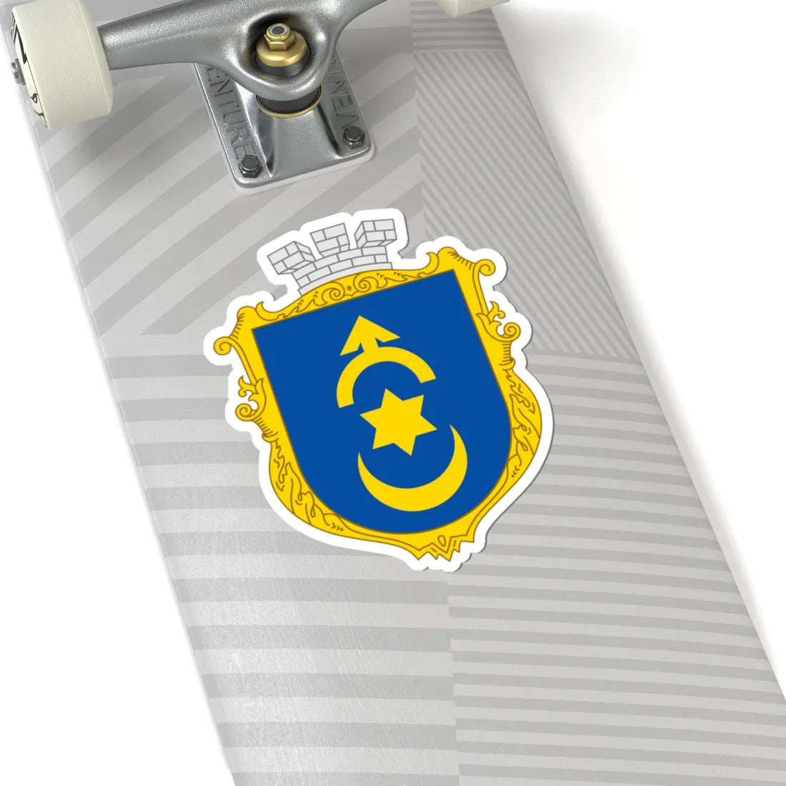 Coat of arms Dubno (Ukraine) (Coat of Arms) STICKER Vinyl Kiss-Cut Decal - The Sticker Space