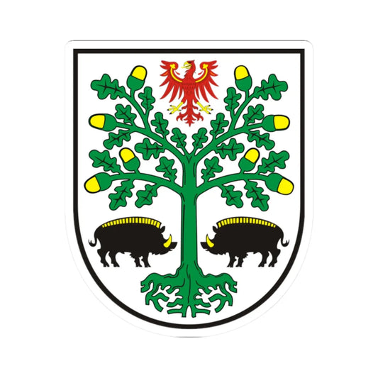 Coat of Arms Eberswalde (Germany) (Coat of Arms) STICKER Vinyl Kiss-Cut Decal 2 Inch White - The Sticker Space