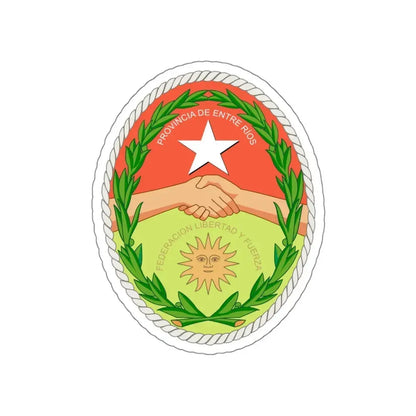 Coat of Arms Entre Ríos Argentina STICKER Vinyl Die-Cut Decal 4 Inch - The Sticker Space