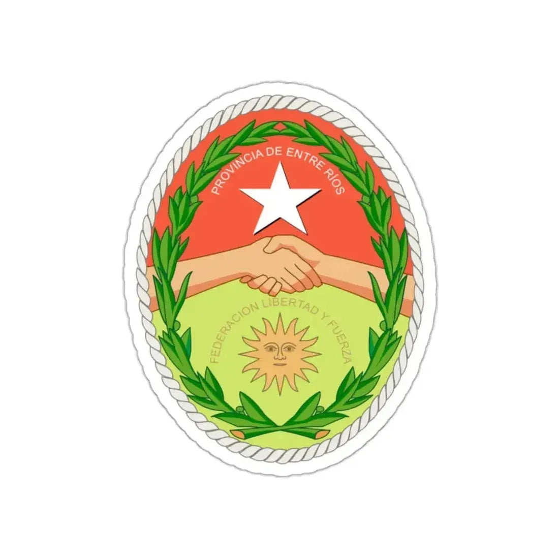 Coat of Arms Entre Ríos Argentina STICKER Vinyl Die-Cut Decal - The Sticker Space