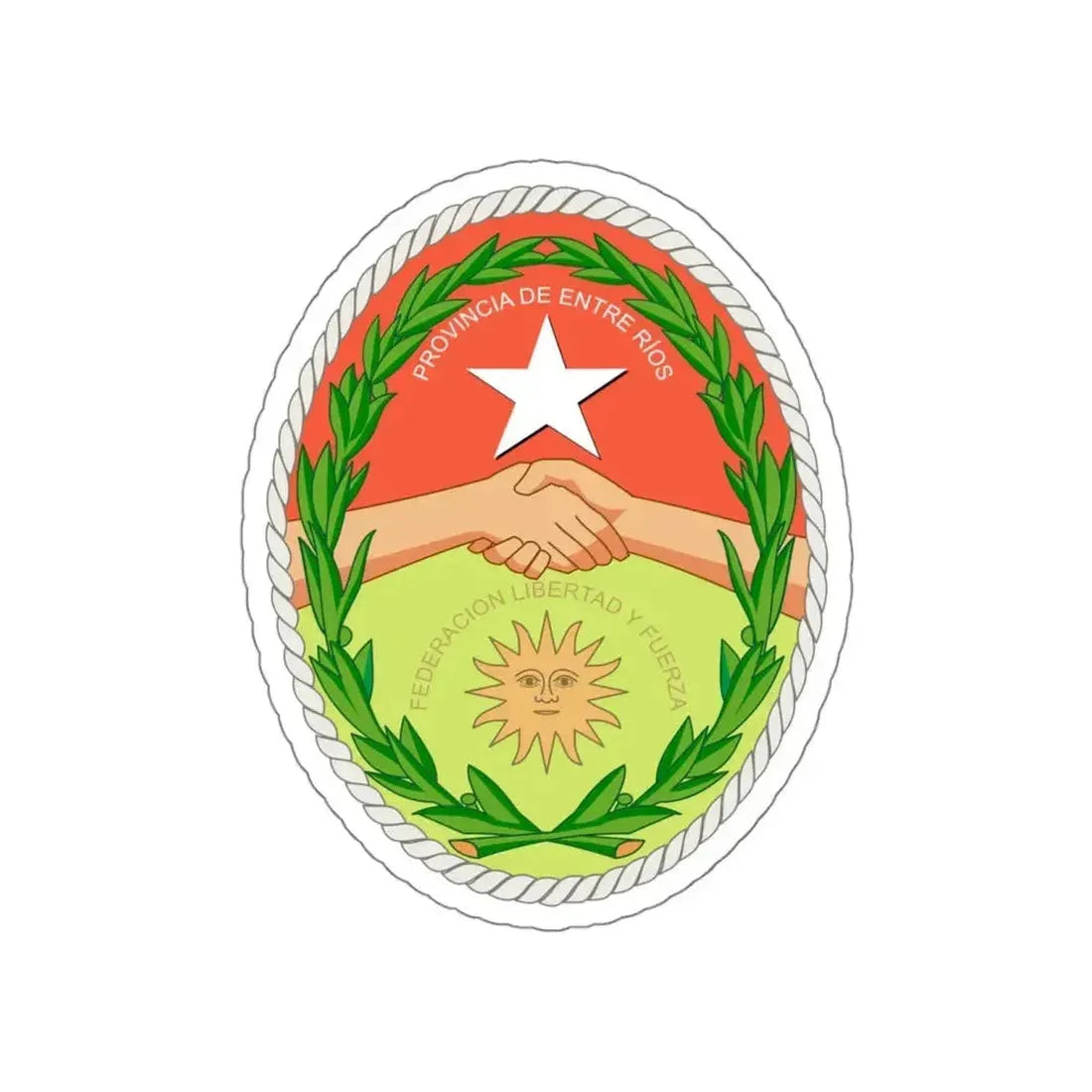 Coat of Arms Entre Ríos Argentina STICKER Vinyl Die-Cut Decal - The Sticker Space