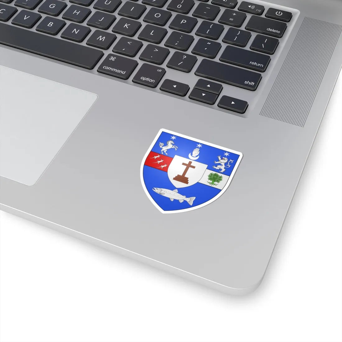 Coat of arms family-sept ir OCahan Keane (Ireland) (Coat of Arms) STICKER Vinyl Kiss-Cut Decal - The Sticker Space