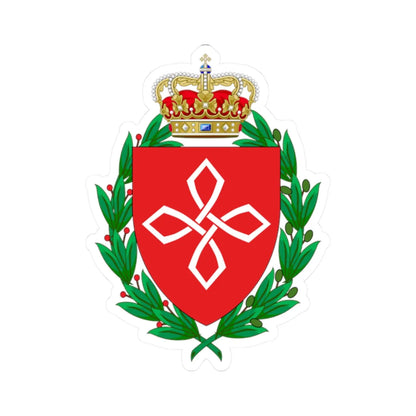 Coat of arms for Centre for Veterans Affairs (Denmark) (Coat of Arms) STICKER Vinyl Kiss-Cut Decal 2 Inch White - The Sticker Space