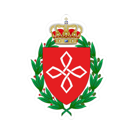 Coat of arms for Centre for Veterans Affairs (Denmark) (Coat of Arms) STICKER Vinyl Kiss-Cut Decal 2 Inch White - The Sticker Space