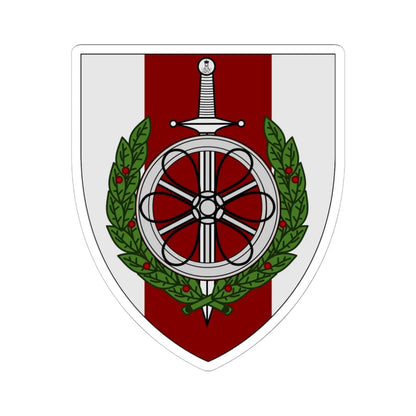 Coat of arms for DANILOG (Denmark) (Coat of Arms) STICKER Vinyl Kiss-Cut Decal 6 Inch White - The Sticker Space