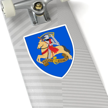 Coat of arms for Danish Division (Denmark) (Coat of Arms) STICKER Vinyl Kiss-Cut Decal - The Sticker Space