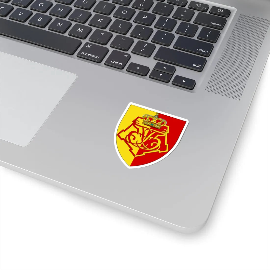 Coat of arms for Danish Life Regiment (Denmark) (Coat of Arms) STICKER Vinyl Kiss-Cut Decal - The Sticker Space