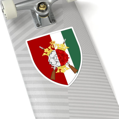 Coat of arms for Funen Rifle Regiment (Denmark) (Coat of Arms) STICKER Vinyl Kiss-Cut Decal - The Sticker Space