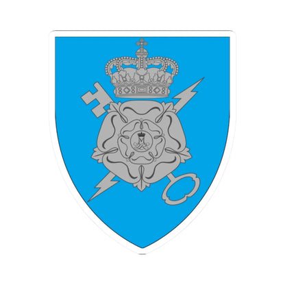 Coat of arms for Intelligence Regiment Denmark (Denmark) (Coat of Arms) STICKER Vinyl Kiss-Cut Decal 2 Inch White - The Sticker Space