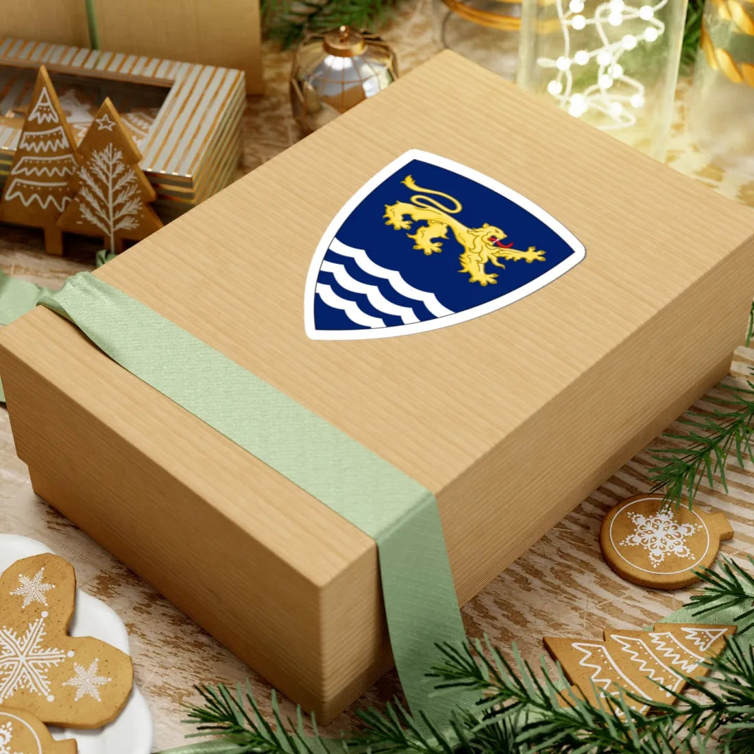 Coat of arms for Jutland Battle Group (Denmark) (Coat of Arms) STICKER Vinyl Kiss-Cut Decal - The Sticker Space