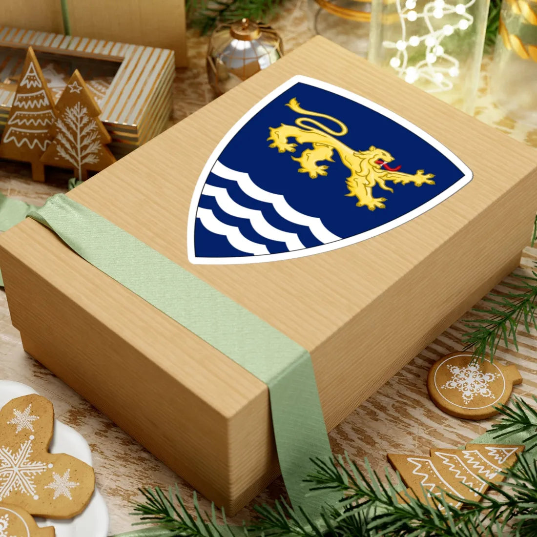 Coat of arms for Jutland Battle Group (Denmark) (Coat of Arms) STICKER Vinyl Kiss-Cut Decal - The Sticker Space