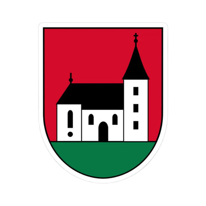 Coat of arms Grieskirchen (Austria) (Coat of Arms) STICKER Vinyl Kiss-Cut Decal 3 Inch White - The Sticker Space
