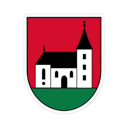 Coat of arms Grieskirchen (Austria) (Coat of Arms) STICKER Vinyl Kiss-Cut Decal 6 Inch White - The Sticker Space