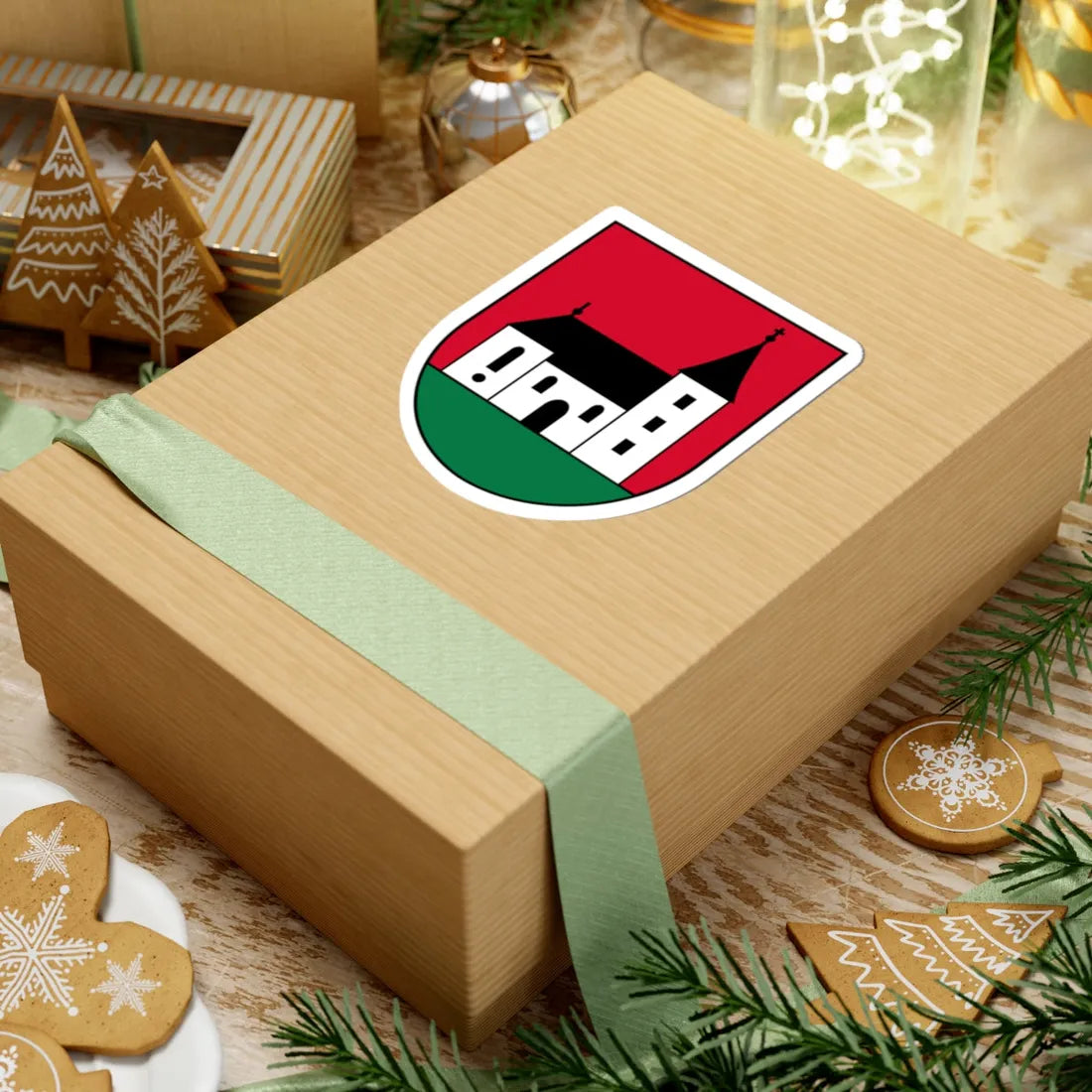 Coat of arms Grieskirchen (Austria) (Coat of Arms) STICKER Vinyl Kiss-Cut Decal - The Sticker Space