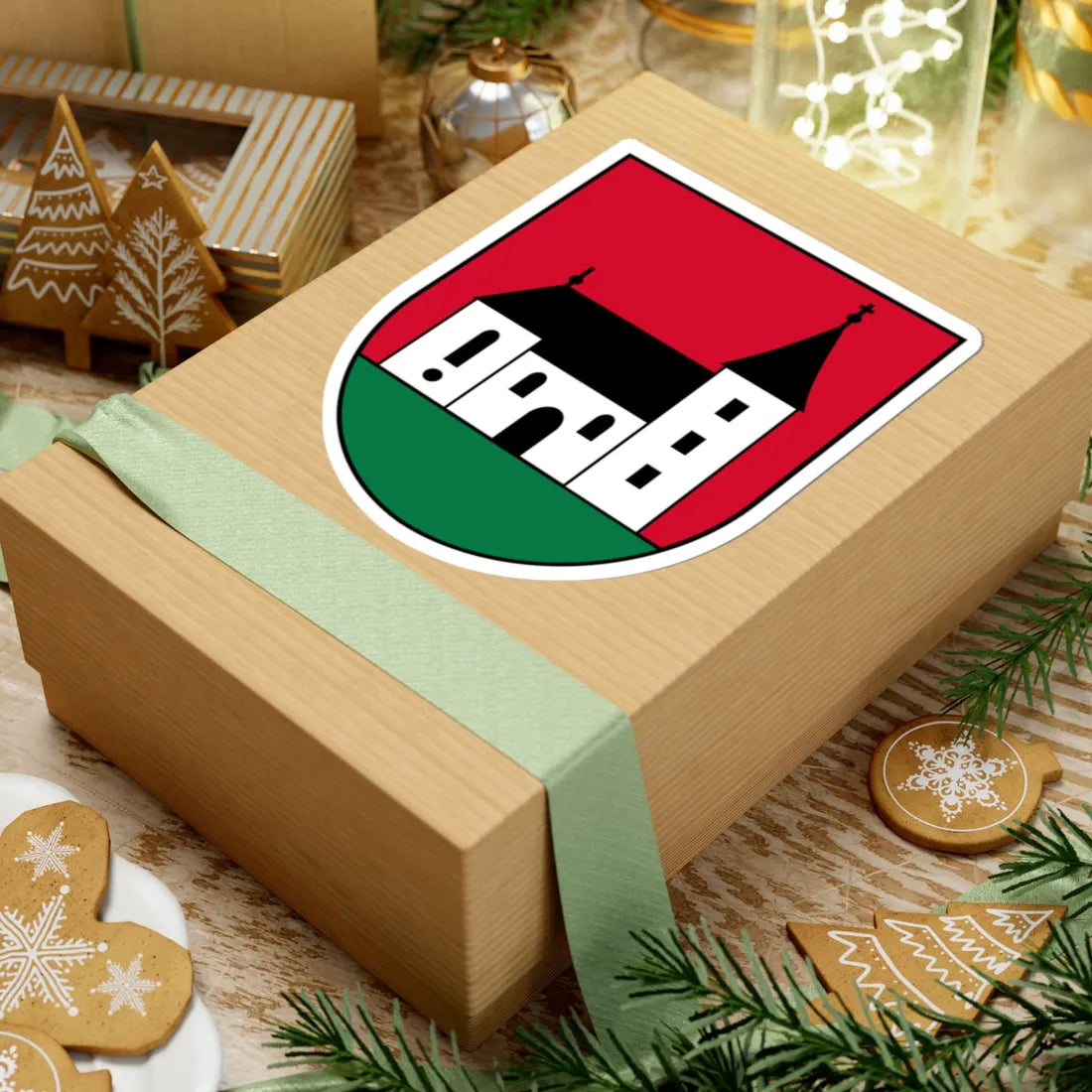 Coat of arms Grieskirchen (Austria) (Coat of Arms) STICKER Vinyl Kiss-Cut Decal - The Sticker Space