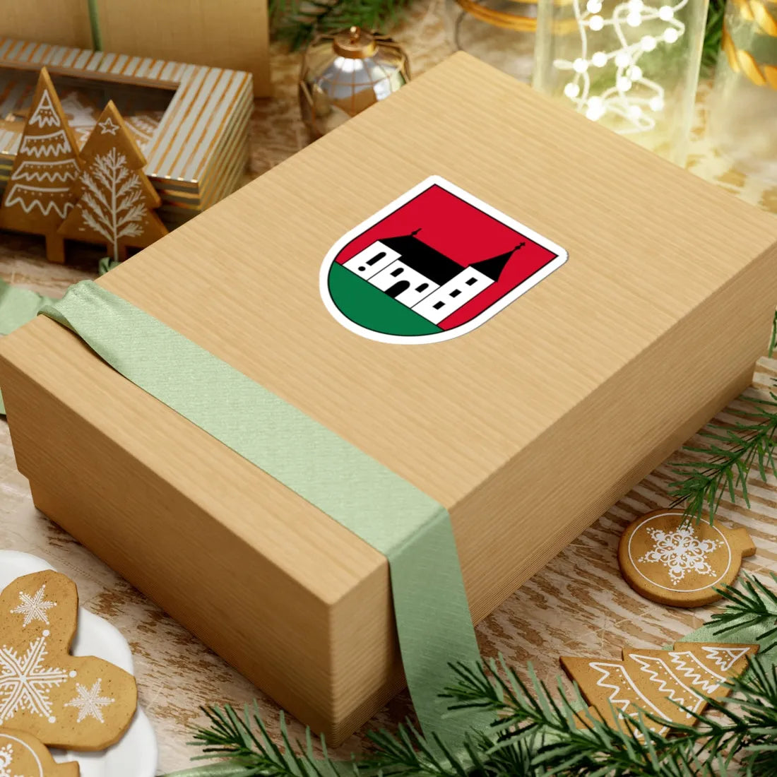 Coat of arms Grieskirchen (Austria) (Coat of Arms) STICKER Vinyl Kiss-Cut Decal - The Sticker Space