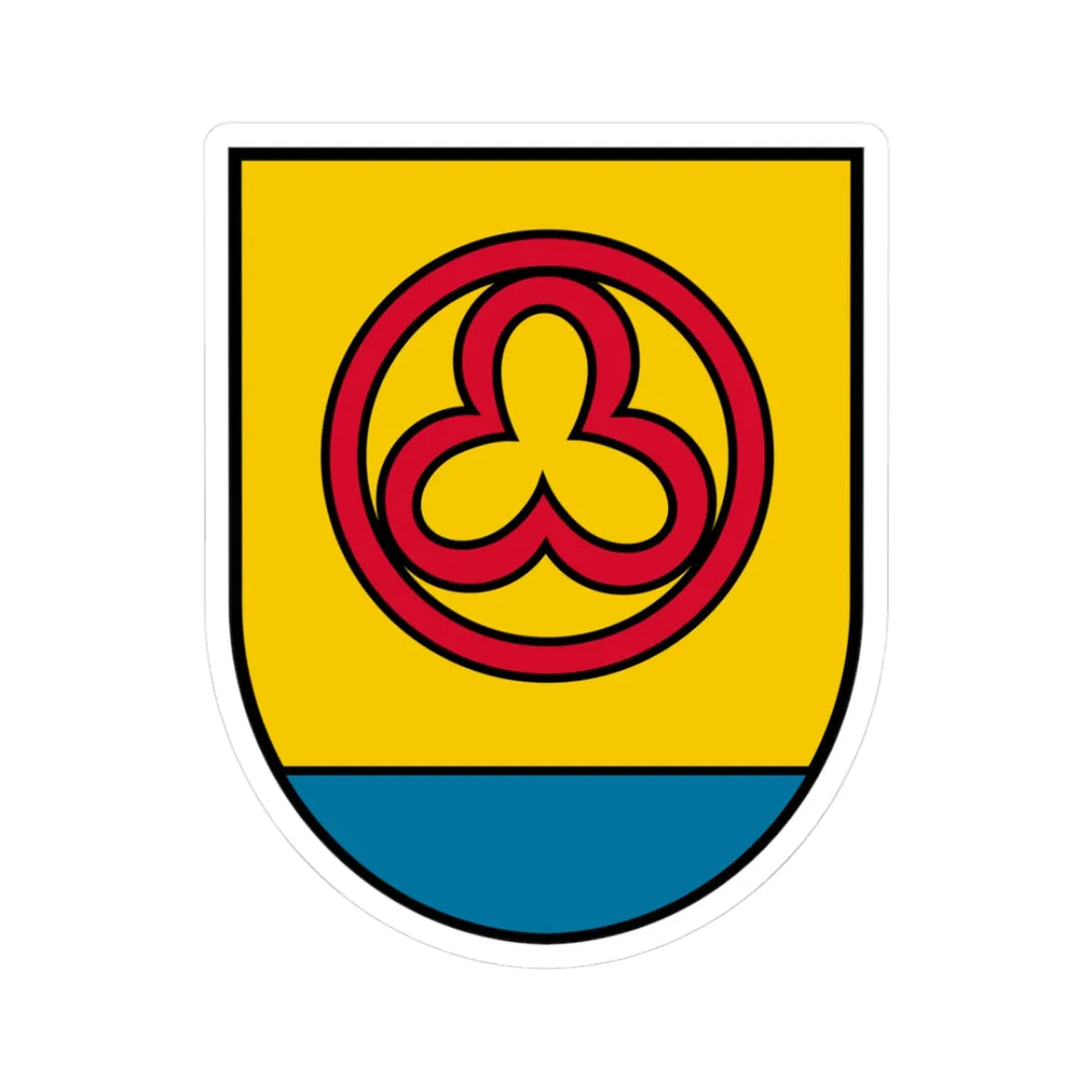 Coat of arms Heiligenberg (Austria) (Coat of Arms) STICKER Vinyl Kiss-Cut Decal 3 Inch White - The Sticker Space