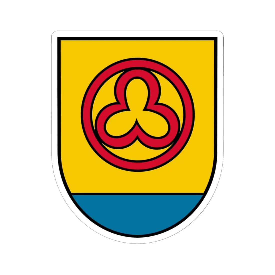 Coat of arms Heiligenberg (Austria) (Coat of Arms) STICKER Vinyl Kiss-Cut Decal 6 Inch White - The Sticker Space