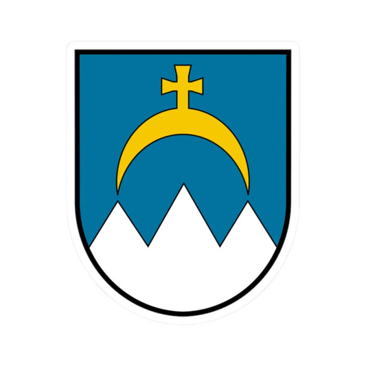 Coat of arms Hinterstoder (Austria) (Coat of Arms) STICKER Vinyl Kiss-Cut Decal 2 Inch White - The Sticker Space