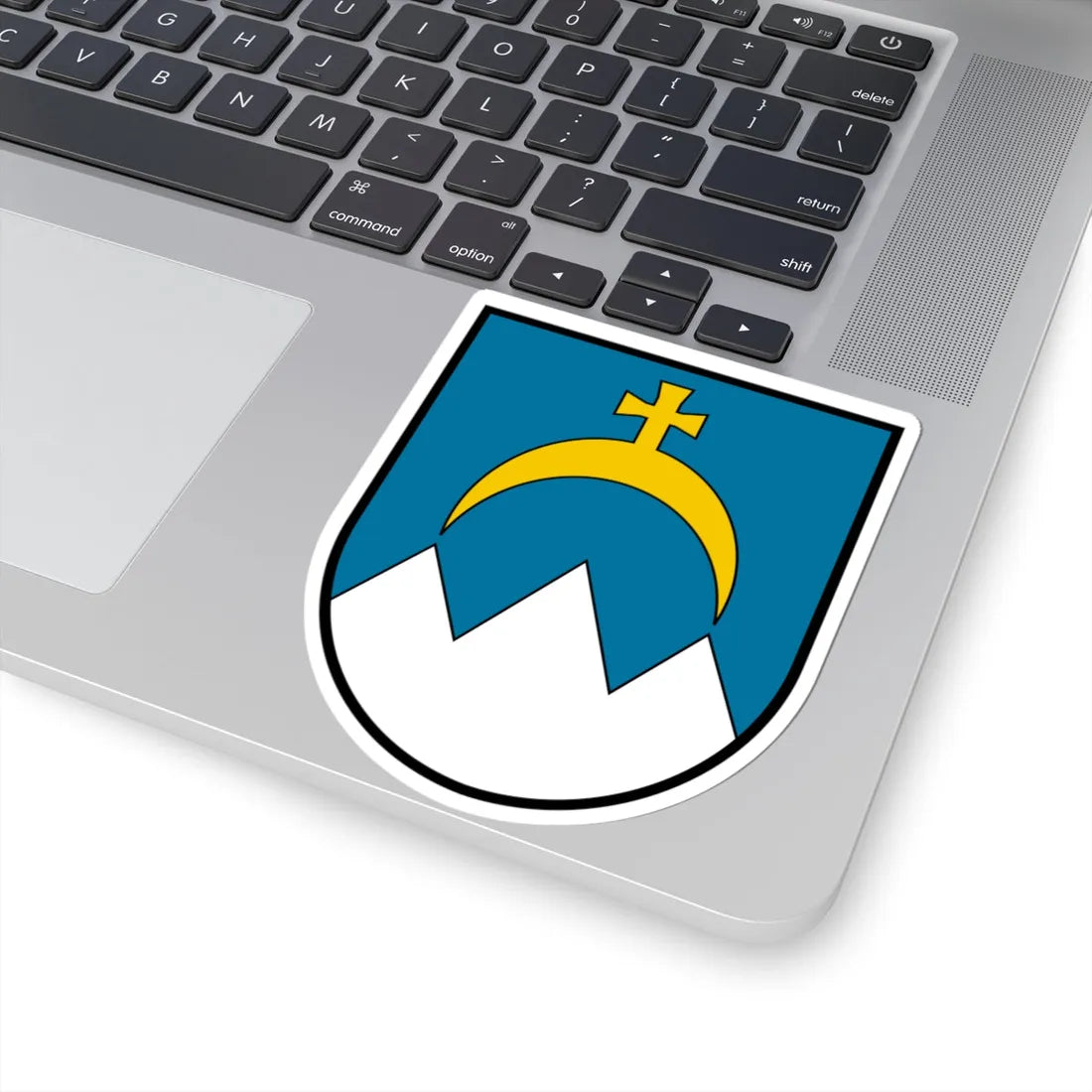 Coat of arms Hinterstoder (Austria) (Coat of Arms) STICKER Vinyl Kiss-Cut Decal - The Sticker Space