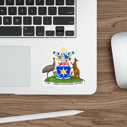 Coat of Arms Hobart Australia STICKER Vinyl Die-Cut Decal-The Sticker Space