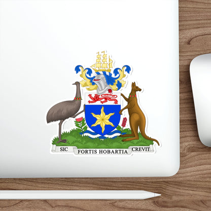 Coat of Arms Hobart Australia STICKER Vinyl Die-Cut Decal-The Sticker Space