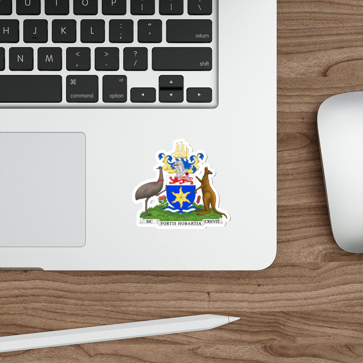 Coat of Arms Hobart Australia STICKER Vinyl Die-Cut Decal-The Sticker Space