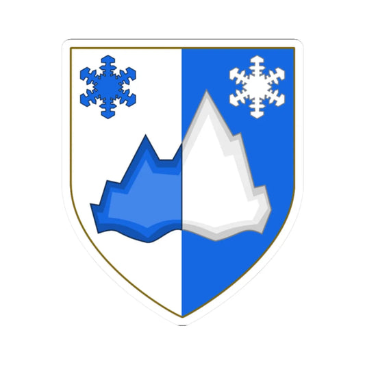 Coat of arms Ilulissat (Coat of Arms) STICKER Vinyl Kiss-Cut Decal 2 Inch White - The Sticker Space