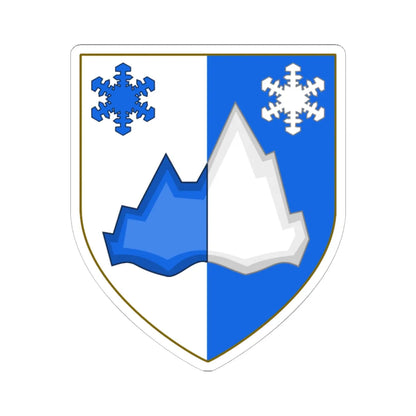 Coat of arms Ilulissat (Coat of Arms) STICKER Vinyl Kiss-Cut Decal 6 Inch White - The Sticker Space