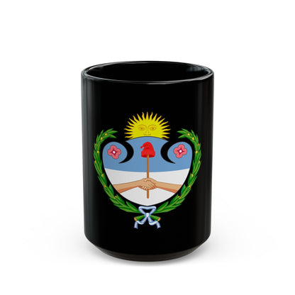 Coat of Arms Jujuy Argentina - Black Coffee Mug-15oz-The Sticker Space