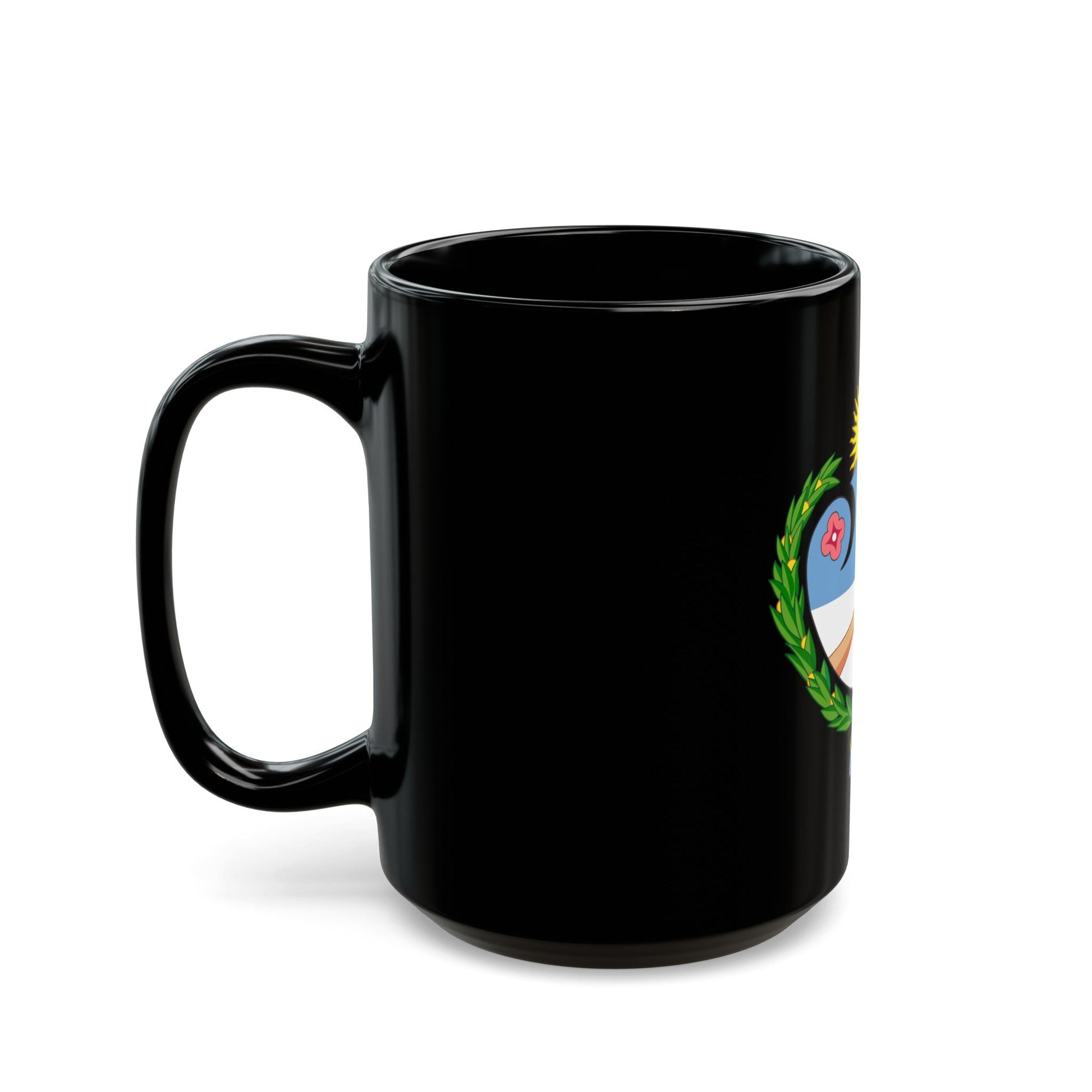 Coat of Arms Jujuy Argentina - Black Coffee Mug-The Sticker Space