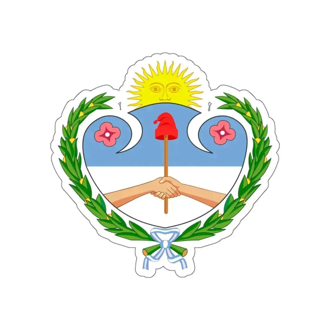 Coat of Arms Jujuy Argentina STICKER Vinyl Die-Cut Decal 5 Inch - The Sticker Space
