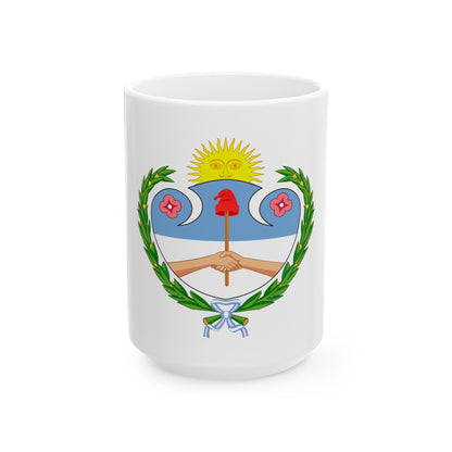 Coat of Arms Jujuy Argentina - White Coffee Mug-15oz-The Sticker Space