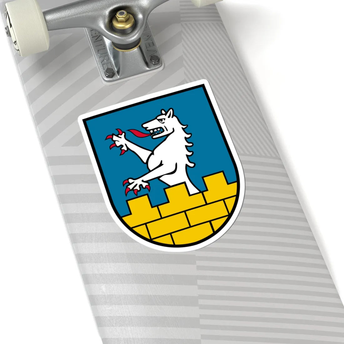 Coat of arms Kallham (Austria) (Coat of Arms) STICKER Vinyl Kiss-Cut Decal - The Sticker Space