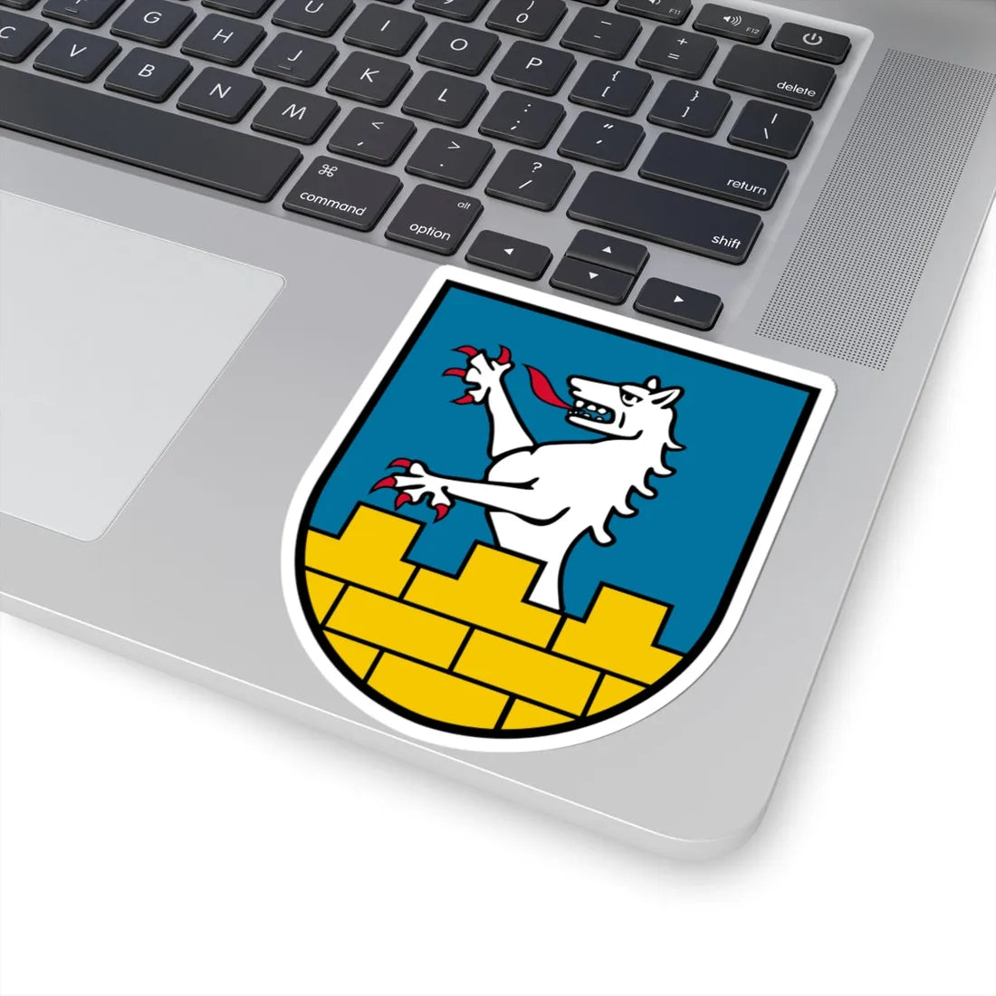Coat of arms Kallham (Austria) (Coat of Arms) STICKER Vinyl Kiss-Cut Decal - The Sticker Space