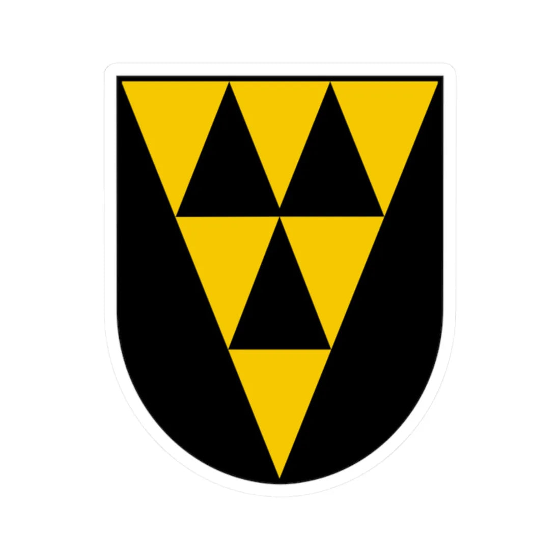 Coat of arms Klaus an der Pyhrnbahn (Austria) (Coat of Arms) STICKER Vinyl Kiss-Cut Decal 2 Inch White - The Sticker Space