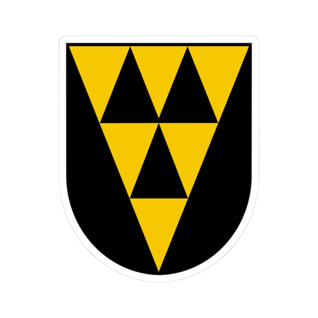 Coat of arms Klaus an der Pyhrnbahn (Austria) (Coat of Arms) STICKER Vinyl Kiss-Cut Decal 3 Inch White - The Sticker Space