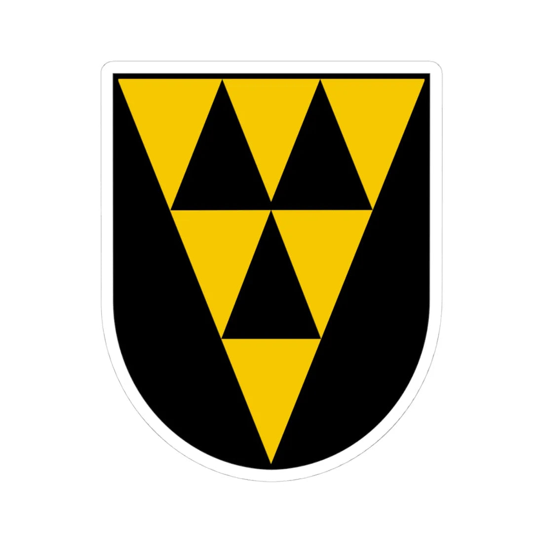 Coat of arms Klaus an der Pyhrnbahn (Austria) (Coat of Arms) STICKER Vinyl Kiss-Cut Decal 4 Inch White - The Sticker Space