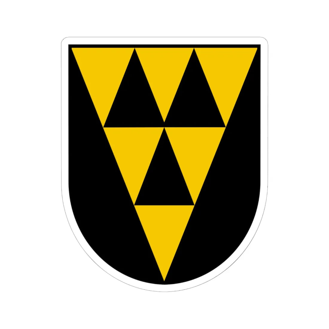 Coat of arms Klaus an der Pyhrnbahn (Austria) (Coat of Arms) STICKER Vinyl Kiss-Cut Decal 6 Inch White - The Sticker Space