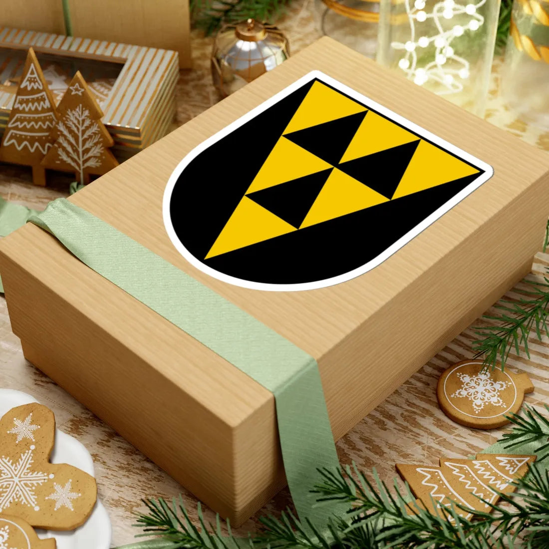 Coat of arms Klaus an der Pyhrnbahn (Austria) (Coat of Arms) STICKER Vinyl Kiss-Cut Decal - The Sticker Space