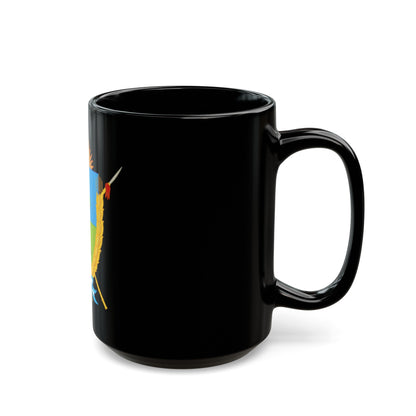 Coat of Arms La Pampa Argentina - Black Coffee Mug-The Sticker Space