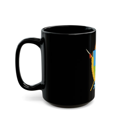 Coat of Arms La Pampa Argentina - Black Coffee Mug-The Sticker Space