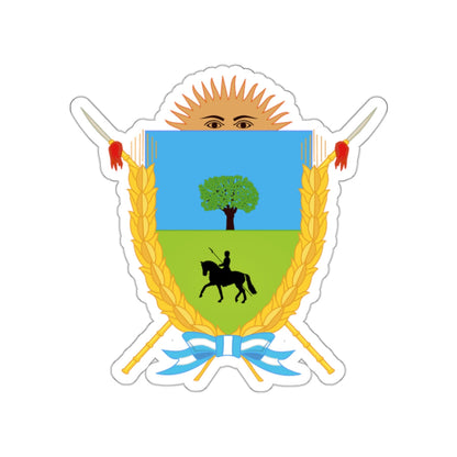 Coat of Arms La Pampa Argentina STICKER Vinyl Die-Cut Decal-White-The Sticker Space