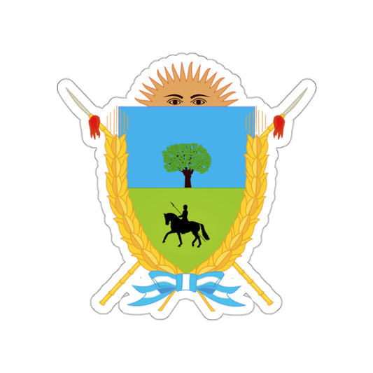 Coat of Arms La Pampa Argentina STICKER Vinyl Die-Cut Decal-White-The Sticker Space