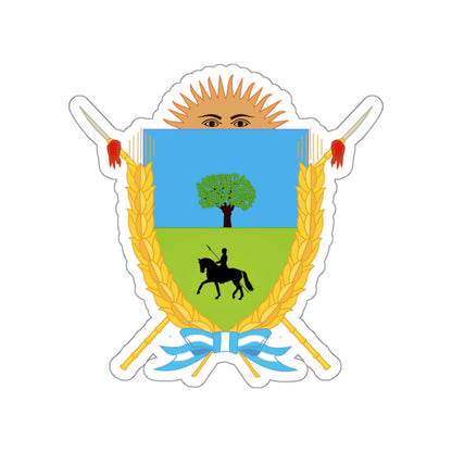 Coat of Arms La Pampa Argentina STICKER Vinyl Die-Cut Decal-White-The Sticker Space