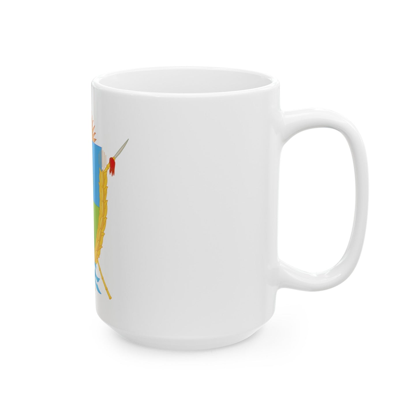 Coat of Arms La Pampa Argentina - White Coffee Mug-The Sticker Space