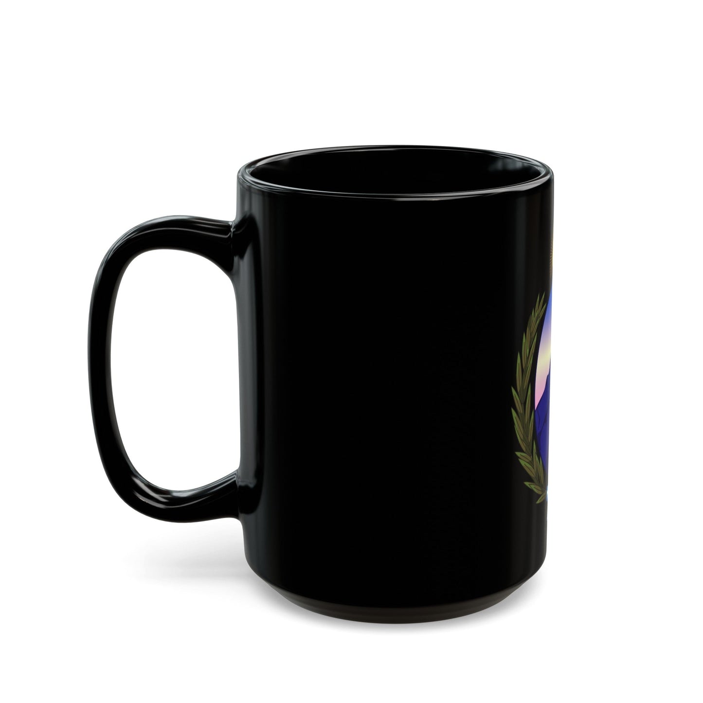 Coat of Arms La Rioja Argentina - Black Coffee Mug-The Sticker Space